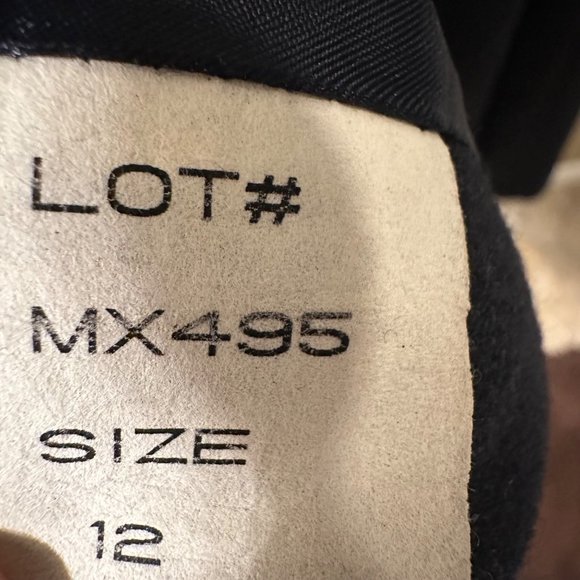 Stephanie Matthews | VTG Blue Wool Long Floor Length Double Breasted Pea Coat 12 - Picture 12 of 12